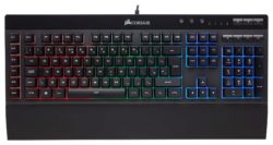 Corsair K55 RGB Gaming Keyboard.